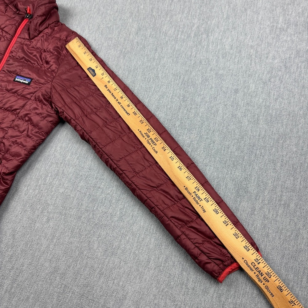 Patagonia Jacket Womens XXS Red Nano Puffer Insulated Primaloft Full Zip - Picture 9 of 13